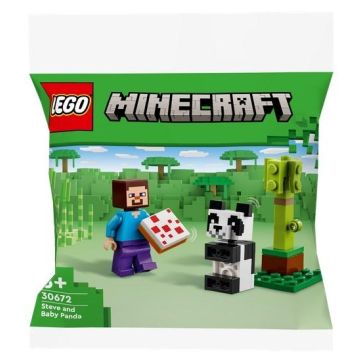 LEGO(R) MINECRAFT 30672 Steve i mala panda