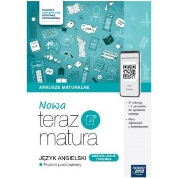 NOWA Teraz matura 2026. Język angielski. Arkusze maturalne z materiałami cyfrowymi