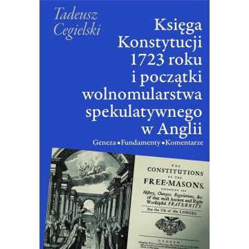 Księga Konstytucji 1723 roku i początki...