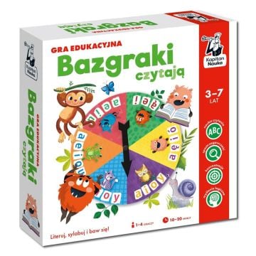 Bazgraki czytają. Gra edukacyjna. Kapitan Nauka