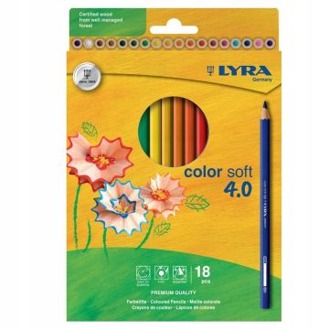 Kredki Color Soft 4.0 Hangable 18 kolorów