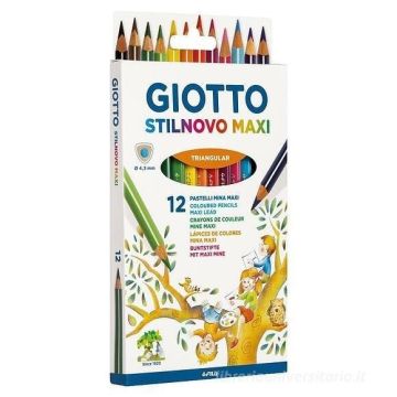 Kredki Stilnovo Maxi 12 kolorów