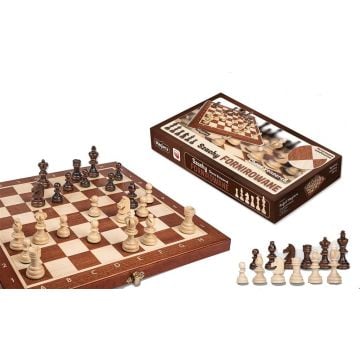 Szachy fornirowane 35cm