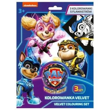 Zestaw kolorowanek z flamastrami 8el Psi Patrol