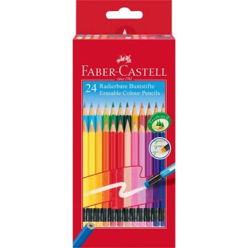 Kredki ołówkowe Classic Color z gumką 24szt