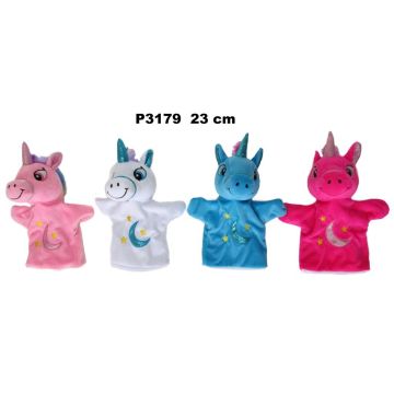 Pacynka jednorożec 23cm MIX