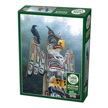 Puzzle 1000 Totem rdzennych mieszkańców Ameryki G3