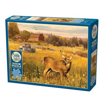 Puzzle 500 Jeleń na polu G3