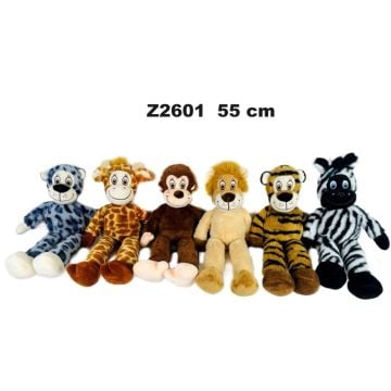 Zwierzęta dżungli 55cm MIX