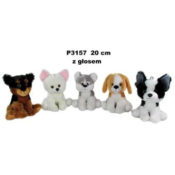 Pies z głosem 20cm MIX