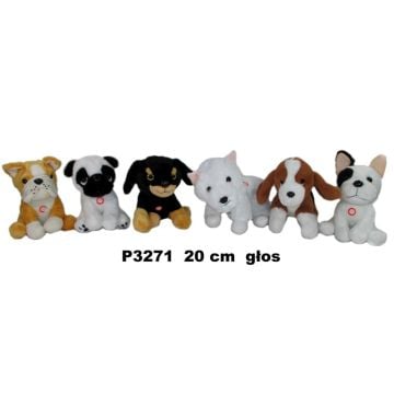 Pies z głosem 20cm MIX