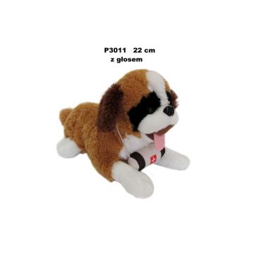 Pies bernardyn z głosem 22cm