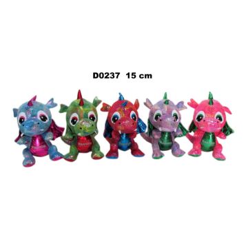 Smok "Kraków" błyszczący 15cm MIX