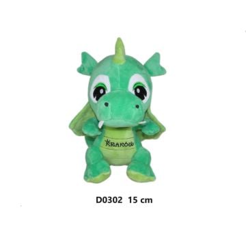 Smok "Kraków" jasny zielony 15cm