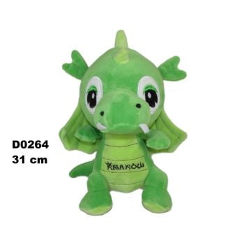 Smok "Kraków" jasny zielony 31cm