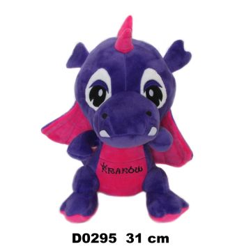 Smok "Kraków" fiolet róż 31cm