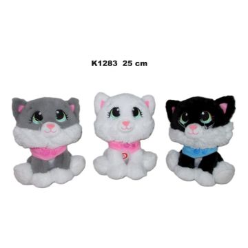 Kot z głosem 25cm MIX