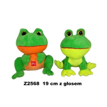 Żaba z głosem 19cm MIX