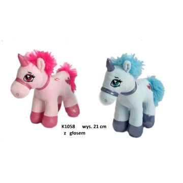 Koń z głosem 20cm MIX