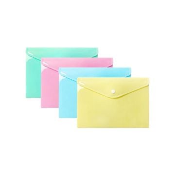Teczka koperta A5 PP pastel (10szt)