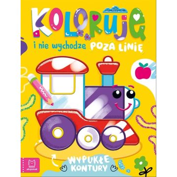Koloruję i nie wychodzę poza linię - z lokomotywą
