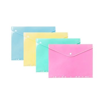 Teczka koperta A4 PP zawieszana pastel (10szt)