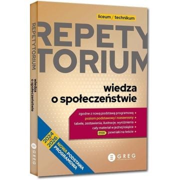 Repetytorium - liceum/technikum - wiedza o społeczeństwie - 2026