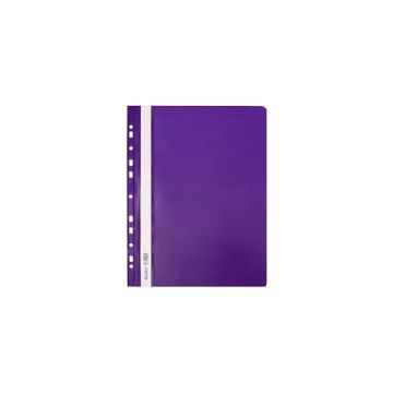 Skoroszyt twardy zawieszany PVC fioletowy (10szt)