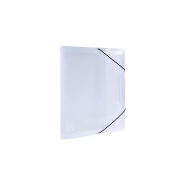 Teczka z gumką A4 PP pudło przezroczysta 2cm