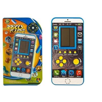 Gra elektroniczna Tetris komórka niebieska