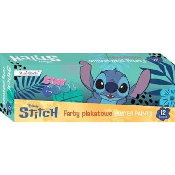 Farby plakatowe 12 kolorów 20ml Stitch