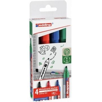 Marker do tablic suchościeralnych 1-5mm 4 kolory