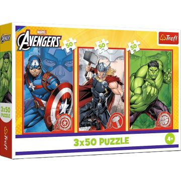 Puzzle 3x50 Twój bohater TREFL