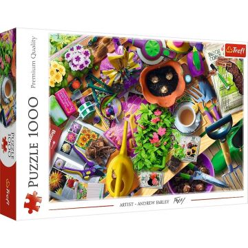 Puzzle 1000 Porządki w ogrodzie TREFL