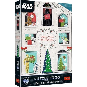 Puzzle 1000 Niech Moc Świąt Będzie z Tobą TREFL