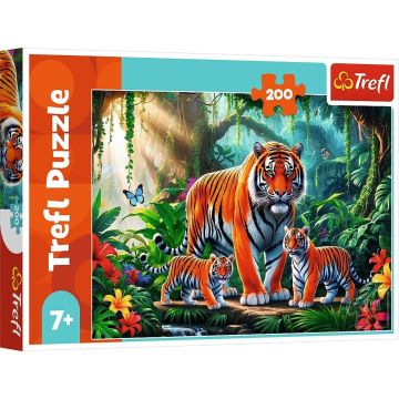 Puzzle 200 Tygrysie zwyczaje TREFL