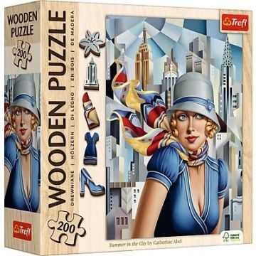 Puzzle drewniane 200 Lato w Mieście TREFL