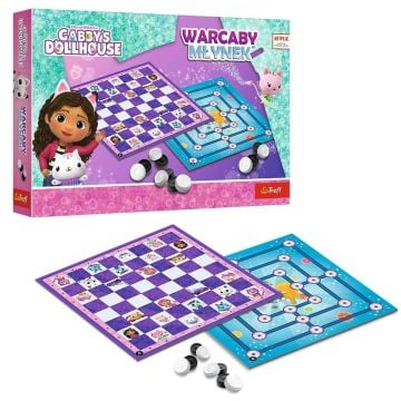 Warcaby i Młynek Gabby's Dollhouse TREFL