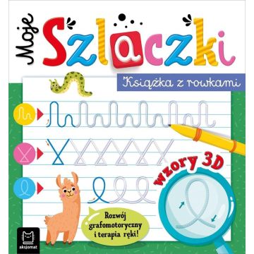 Moje szlaczki. Książka z rowkami