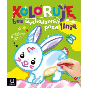 Koloruję bez wychodzenia poza linię. Brokatowy...