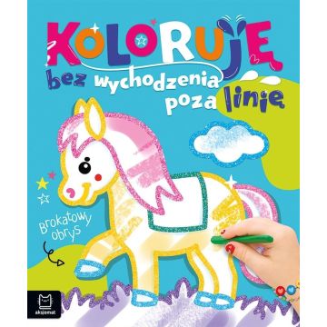 Koloruję bez wychodzenia poza linię. Brokatowy...