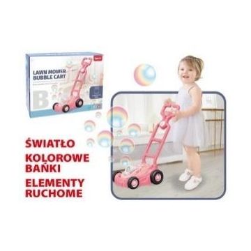 Kosiarka na bańki różowa