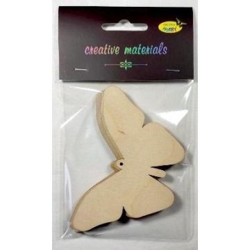 Elementy ze sklejki 3mm do ozdabiania motyl 3szt
