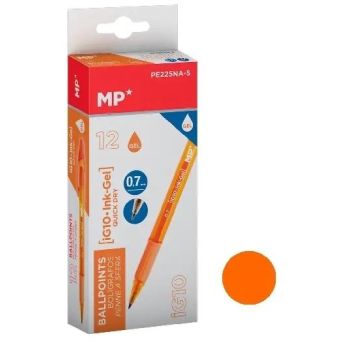 Długopis żelowy pomarańczowy (12szt)