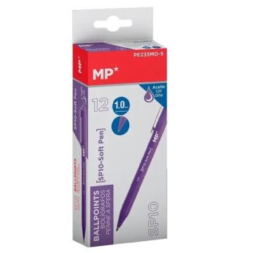 Długopis olejowy 1,0mm fioletowy (12szt)