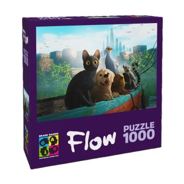 Puzzle 1000 Flow: Filmowi bohaterowie BRAIN GAMES