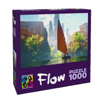 Puzzle 1000 Flow: Łódź BRAIN GAMES