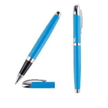 Długopis elegancki 0,5mm ze skuwką niebieski