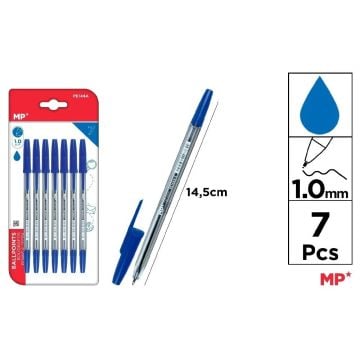 Długopis niebieski 1.0mm 7szt