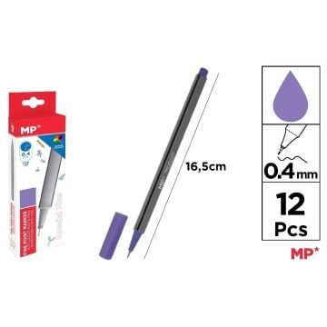 Cienkopis 0.4mm fioletowy (12szt)
